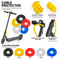 Protecteur de câble de frein pour trottinette électrique 1M, enveloppe spirale pour organisateur de câbles moteur M365 Pro, accessoires de protection