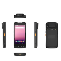 Mini teléfono portátil resistente NFC OTG 5,0 pulgadas Android Botón impermeable Teléfono con escáner 2D Smartphone resistente PDA