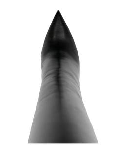 Xinzirain Stivali Alti da Donna Sopra il Ginocchio <span class=keywords><strong>con</strong></span> <span class=keywords><strong>Tacco</strong></span> <span class=keywords><strong>a</strong></span> <span class=keywords><strong>Spillo</strong></span> all'Ingrosso Logo Personalizzato Punta Sfilata in Pelle Nera Tinta Unita - Product Image 4