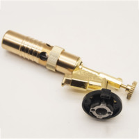 Torche au butane en acier inoxydable personnalisée, haute température, allumage électronique, flamme stable 1000-1300°F pour le camping, le barbecue en plein air