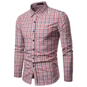 <span class=keywords><strong>Camisa</strong></span> de franela acolchada para hombre, camisas de <span class=keywords><strong>cuadros</strong></span> en negro y rojo, ajuste Regular, diseños personalizados, venta al por mayor, Invierno - Product Image 6