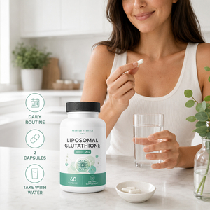 Offre Spéciale : L-Glutathion Liposomal Bio Certifié Halal 1000mg – Éclaircissant, Antioxydant, Améliore l'Immunité, Végétalien pour Adultes - Product Image 2