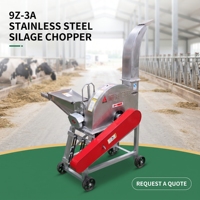 Système d'alimentation automatique, coupe-ensilage de paille de maïs pour l'alimentation du bétail