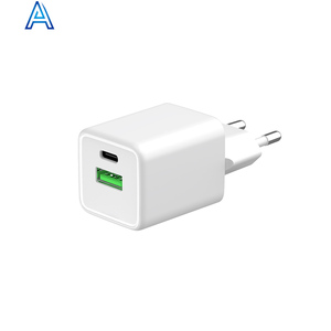 GAN USB-A Type C <span class=keywords><strong>WallCharger</strong></span> Type-C PD QC 30W Fast Mobile Phone Tablet Chargers Adapters For US EU UK Plug - Product Image 1