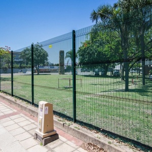 Panneaux de clôture en treillis métallique anti-escalade 358 haute sécurité pour l'Afrique du Sud, portail de prison de 1,5 m avec cadre en acier et revêtement PVC galvanisé - Product Image 3