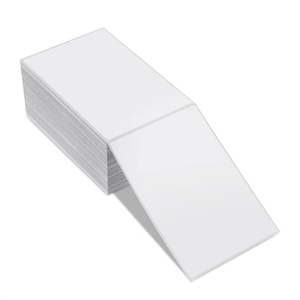 4x6 Direct Thermal Shipping <strong>Labels</strong> 500 Fanfold <strong>Waterproof</strong> Self-Adhesive Sticker Thermal <strong>Printer</strong> for Logistics Packing 100x150mm - Product Image 2