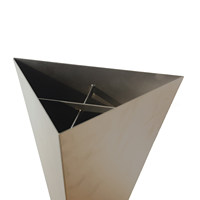 Vases en acier inoxydable 201 haut de gamme pour arrangements floraux, étanches, hydroponiques, pour la maison, vase de table en métal, style éclectique