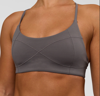 Soutien-gorge de sport sans couture pour femme, modèle dos croisé, best-seller d'usine personnalisée - Bretelles fines, ultra doux, idéal pour le yoga, le fitness et le sport de rue