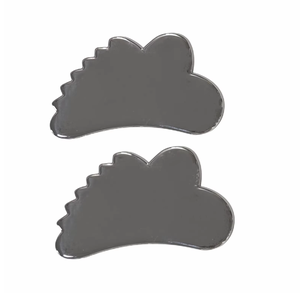 Outils de maquillage, soins de la peau, outil Gua Sha en acier inoxydable avec bord dentelé pour soulager les tensions musculaires - Product Image 6