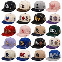 Gorra de Béisbol Personalizada, Nueva, Bordada, Estilo Vintage Deportivo, con Diseño de Puntos de Leopardo, 100% Algodón, Ajustada, Plana