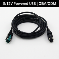 Kabel USB Daya 5V 12V Khusus untuk Sistem POS dan Terminal
