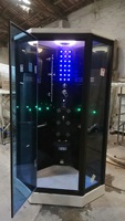 Sauna intérieur Whirlpool et salle de bain à vapeur combinée Salle de douche à vapeur