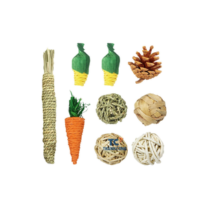 Conejo natural al por mayor masticar juguetes saludable hierba zanahoria para conejos y gatos diversión para conejos - Product Image 3