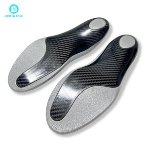 Plantillas de fibra de carbono genuina de alta calidad para aliviar el dolor y plantilla de carbono curva personalizable absorbente de golpes para correr deportivo - Product Image 5