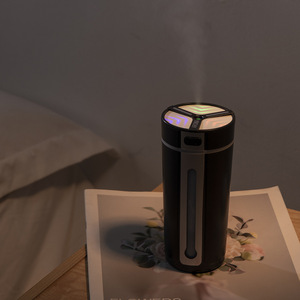 Di Động 800MAh Pin Xe Máy Tạo Độ Ẩm Không Khí Khuếch Tán Thông Minh On-Board Bắt Đầu Dừng 7 Đầy Màu Sắc <span class=keywords><strong>LED</strong></span> Ánh Sáng Tinh Dầu Hương Khuếch Tán - Product Image 5