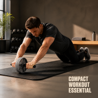 Rouleau Abdominal Personnalisé Micogo pour Entraînement à Domicile – Équipement de Fitness avec Roue Large Antidérapante et Silencieuse