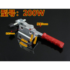 <b>Quick</b> Release <b>Clamp</b> 200W 235mm F Type Adjustable Iron Woodworking Clamping Tool - Product Image 4