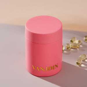 Recipiente de Plástico Resistente a Crianças para Vitaminas e Suplementos Aprovado pela <span class=keywords><strong>FDA</strong></span> Livre de BPA Material HDPE Vedação Hermética Impressão Personalizada - Product Image 5