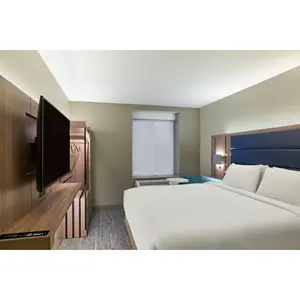 Holiday Inn Express, sortie d'usine, design moderne, ensembles de meubles d'hôtel en bois personnalisés et ensembles de chambres à coucher de meubles d'hôtel