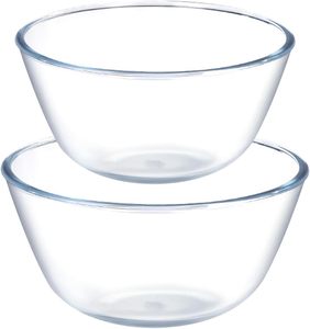 Tazón de Ensalada de Vidrio Moderno y Lujoso Hecho a Mano, Plato para Mezclar de Alta Calidad, Ecológico, Recubierto de Plástico, Lavable, para el Regreso a Clases - Product Image 4
