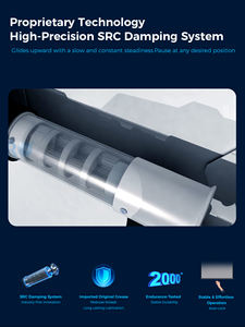 Pantalla de Proyección Manual SCREEN PRO SRC con Amortiguación, Retracción Lenta, Autobloqueo, Anti-Enrollamiento, Color Gris, Fibra de Vidrio - Product Image 6