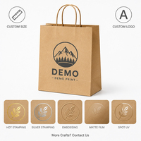Bolsas de Papel Kraft Blancas Ecológicas con Asas Resistentes para Compras en Boutiques y Uso Minorista, Suministro de Fábrica al por Mayor Duradero