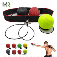 Ballon de vitesse en mousse PU pour la boxe, entraînement de réflexe, avec bandeau