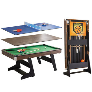 <span class=keywords><strong>Mesa</strong></span> Plegable <span class=keywords><strong>de</strong></span> MDF <span class=keywords><strong>de</strong></span> 183.2 cm (1.8 m) para Interior, para Adultos y Niños, para <span class=keywords><strong>Billar</strong></span>/Snooker/Tenis <span class=keywords><strong>de</strong></span> <span class=keywords><strong>Mesa</strong></span>/Conferencias - Product Image 2