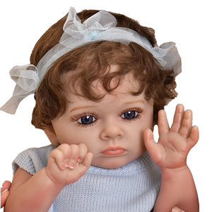 Nuova vita <span class=keywords><strong>nata</strong></span> 24 pollici bambino Soft Touch realistica grande ragazza bambola Reborn bambole vendita per regalo - Product Image 1