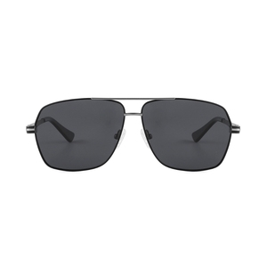 Gafas de Sol Unisex con Marco Metálico Octagonal, Lentes Marrones, 100% Protección UV, Moda Casual para Adultos - Product Image 1