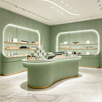 Vitrines de présentation de cosmétiques de luxe abordables, armoires à parfums modernes, armoires de rangement et de présentation pour la vente au détail, design d'intérieur