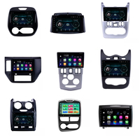 Cadre d'autoradio Android pour voiture, autres accessoires intérieurs, compatible avec Renault Clio, bisel pour autoradio, cadre de lecteur