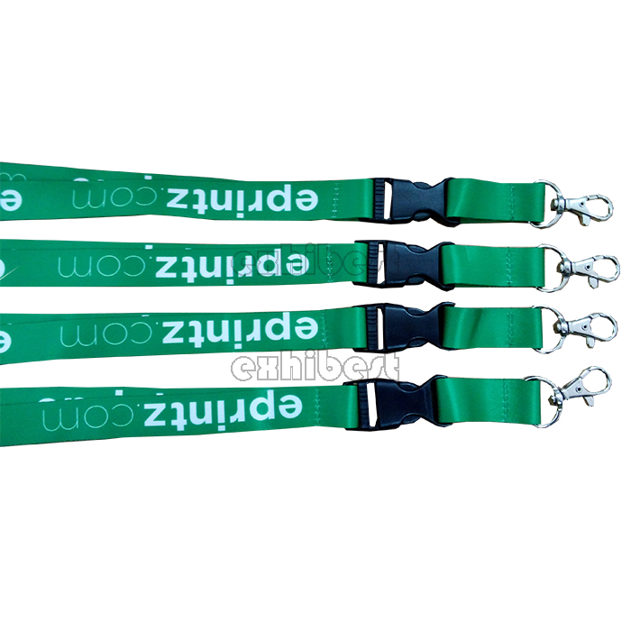Customized Silkscreen Printed Polyester Wrist Lanyard Mobile Phone Short Strap Keychain Lanyard