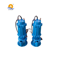 Pompe à eaux usées submersible en acier inoxydable, électrique, anti-colmatage, haut débit, haute pression, 380V, 5,5KW, garantie 1 an