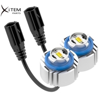 Feux de brouillard LED 55W L1B pour voiture, feux de recul LW5B, ampoules de feux de brouillard automatiques blancs et jaunes Plug and Play pour Toyota Honda