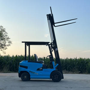 Montacargas Eléctrico <span class=keywords><strong>de</strong></span> 1.5 Toneladas para Almacén con Altura <span class=keywords><strong>de</strong></span> Elevación <span class=keywords><strong>de</strong></span> 3m, Montacargas Todoterreno con Horquillas para Palés y Batería <span class=keywords><strong>de</strong></span> Plomo-Ácido para Almacén y Logística - Product Image 3