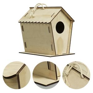 FSC & BSCI ahşap kuş evleri dışında, kuş evi açık havada, Bluebird evi asılı - Product Image 4