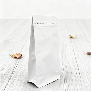 ถุงพลาสติกชีวภาพเกรดอาหารแบบกำหนดเอง ย่อยสลายได้ ถุงซิปกระดาษคราฟท์สำหรับใส่เครื่องเทศ กาแฟ ชา แบบตั้งได้ - Product Image 4