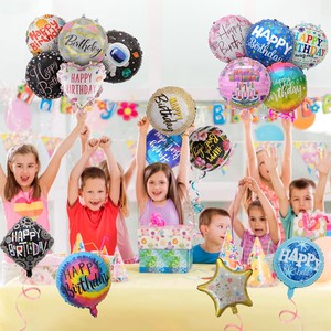 Ballon en aluminium à l'hélium « Joyeux Anniversaire » en gros pour la décoration de fêtes d'anniversaire, adapté aux enfants, aux adultes et aux baby showers - Product Image 2
