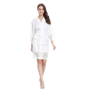 Vente en gros <span class=keywords><strong>de</strong></span> chemises <span class=keywords><strong>de</strong></span> <span class=keywords><strong>nuit</strong></span> en satin <span class=keywords><strong>de</strong></span> luxe <span class=keywords><strong>de</strong></span> haute qualité avec dentelle, vêtements <span class=keywords><strong>de</strong></span> détente élégants <span class=keywords><strong>et</strong></span> sexy pour femmes, <span class=keywords><strong>peignoir</strong></span> <span class=keywords><strong>assorti</strong></span>, robe <span class=keywords><strong>de</strong></span> mariée, demoiselle d'honneur - Product Image 3