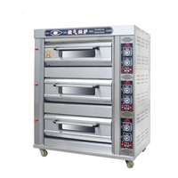 3 Decks 6 Bakplaten Commerciële Bakkerij Ontwerp Prijzen Investering Elektrische Bakkerij Keukenapparatuur Koekjes Cake Brood Pizza Gasoven