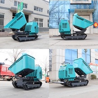 VANSE VSD1200 Multifunktion aler Bergbau & Landwirtschaft Mini Dumper Hydraulic Crawler Gummi ketten Schlamm Buggy Beton Dump Tracks