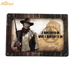 Man Cave Vintage <strong>Decor</strong> Metal Tin Sign Retro <strong>Wall</strong> <strong>Decor</strong> - Product Image 1