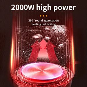 SK-1077 Ấm Đun Nước Sôi Chất Liệu Thủy Tinh Hình Tròn Thiết Kế Phổ Biến Chuyên Nghiệp Cho Trong Nhà - Product Image 4