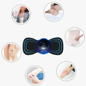 Cuidados de saúde pessoais massageador pescoço elétrico EMS vértebra cervical massagem patch para alívio das dores musculares do corpo