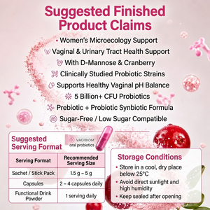Prémélange Probiotique Microécologique pour Femmes pour un Confort <span class=keywords><strong>Vaginal</strong></span> et Urinaire Optimal - Product Image 2