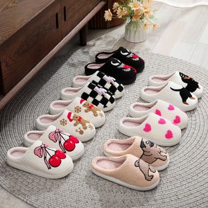Pantuflas al por mayor para hombre y mujer, novedad 2026, de algodón, cómodas, cálidas, transpirables, afelpadas, para interior, invierno, clima frío, hogar - Product Image 1