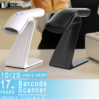 Escáner de Código de Barras Inalámbrico Xincode, Lector de Códigos QR 1D y 2D, USB, Disponible en Stock