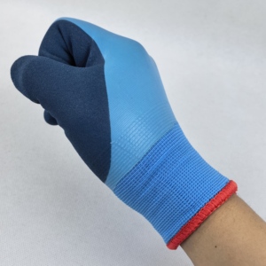 İnşaat ve Bahçe İşleri için Premium Endüstriyel Lateks Kaplı Güvenlik Eldivenleri Ağır Hizmet Tipi Örgü Tasarım - Product Image 2