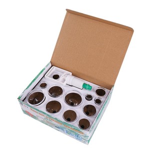 Großhandel 12-teiliges Chinesisches Medizinisches Schröpfset für Rücken/Körper-Massage, Vakuum-Schröpftherapie Gesundheitspflege-Set - Product Image 4